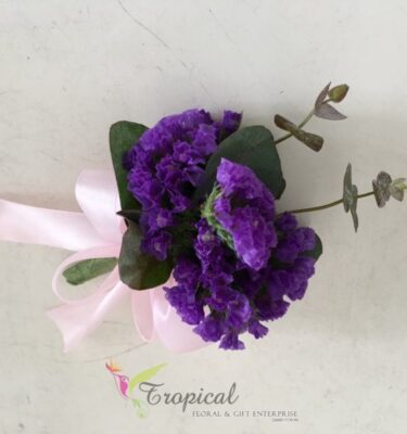Statice Corsage 14